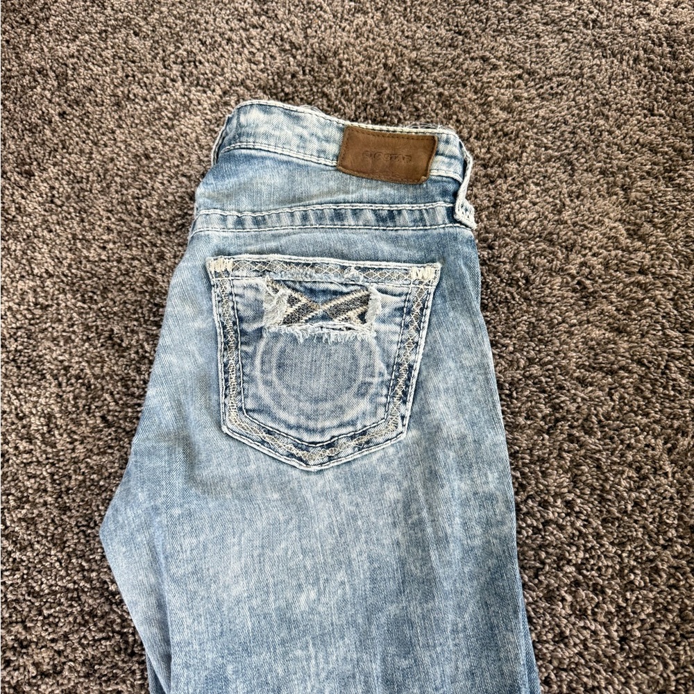 Big Star Faded Blue Denim Jeans